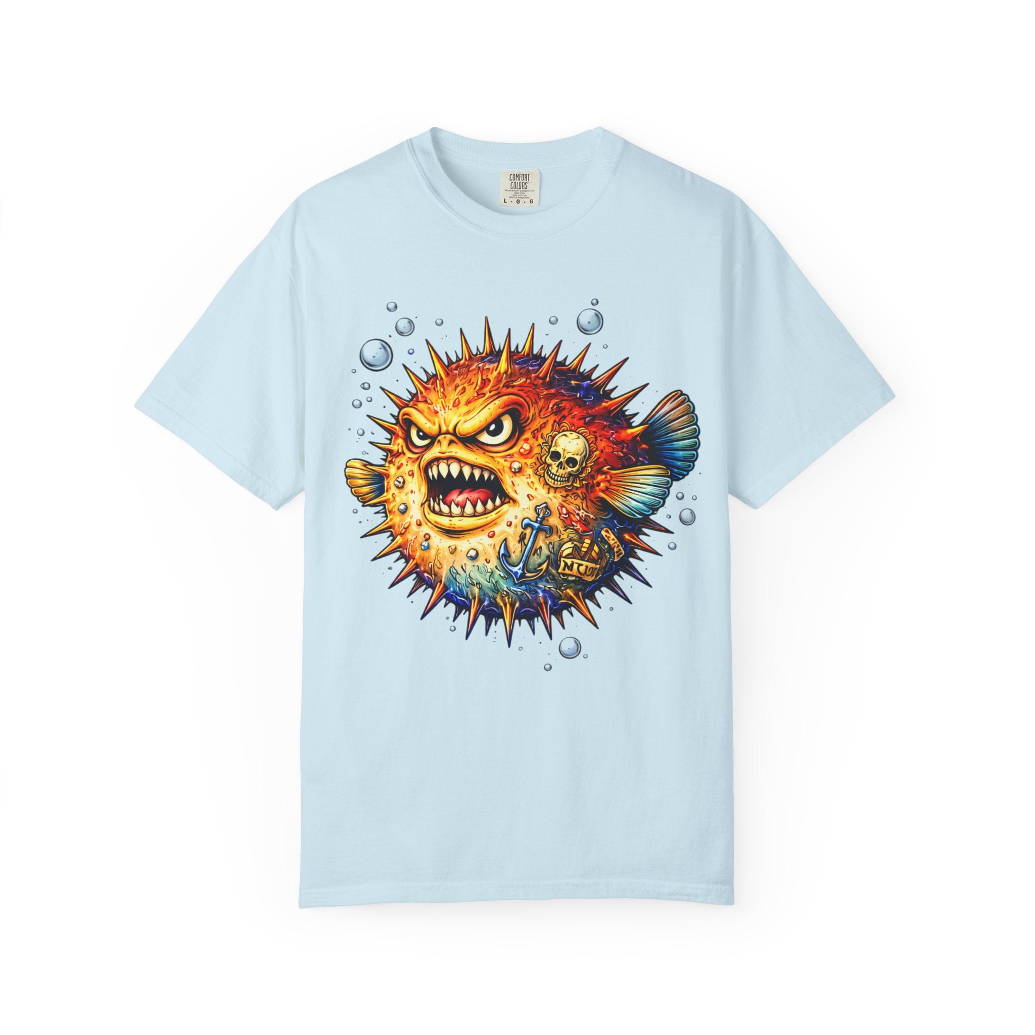 Angry Pufferfish T-Shirt | BuiltDifferent Mindset Tee-No Excuses